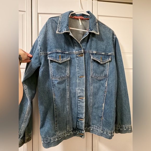 Free people oversized denim jacket - Picture 2 of 2